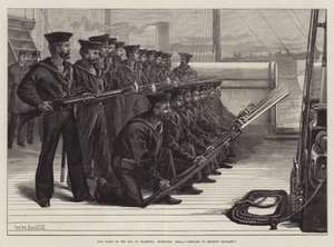 Onze vloot in de Zee van Marmara, musketdrill, bereid je voor om cavalerie te ontvangen!