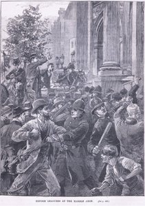 Hervormingsleiders bij de Marble Arch 1866 AD