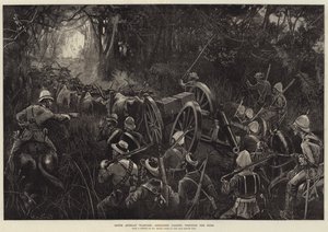 Zuid-Afrikaanse Oorlog, Artillerie die door de Bush trekt door William Heysham Overend