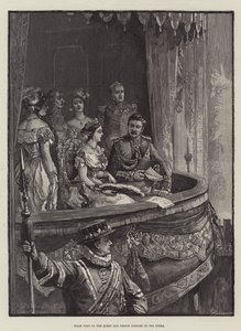 Staatsbezoek van de koningin en prins-gemaal aan de opera