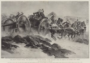 De Vooruitgang naar Dongola, de Artillerie van Kolonel Burn-Murdoch