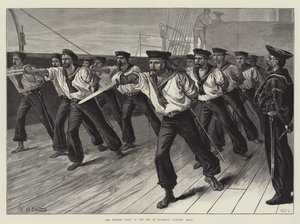 De Britse Vloot in de Zee van Marmora, Cutlass Drill