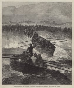 De botsing in het Kanaal, landing van de overlevenden van de Avalanche en Forest