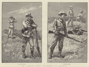 De Koloniale Geweer Vrijwilligers van Australië door William Heysham Overend