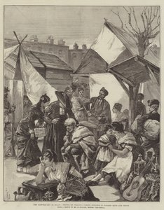 De Aardbeving in Spanje, Mensen van Granada die Schuilen in Houten Hutten en Tentjes