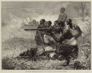 De Grote Militaire Ramp in de Soedan, Inheemse Egyptische Troepen door William Heysham Overend