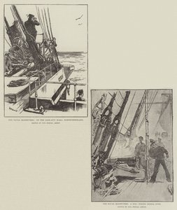 De marine-oefeningen door William Heysham Overend