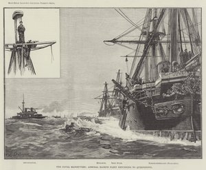 De Marine Manoeuvres, Vloot van Admiraal Baird keert terug naar Queenstown door William Heysham Overend