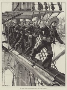 De Marineparade, bemanning van de Schepen, De Koningin Komt!