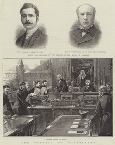 De opening van het parlement