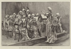 De Pompadour Band op het Masque of Flowers, Grande Fete Francaise door William Heysham Overend