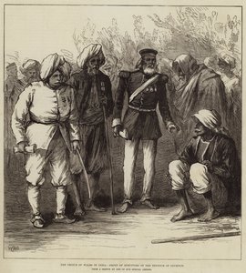 De Prins van Wales in India, Groep Overlevenden van de Verdediging van Lucknow door William Heysham Overend