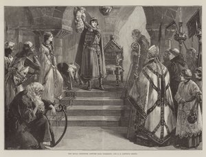 Het Kostuumbal van het Koninklijk Instituut Tableaux, Groep van Sir J D Linton