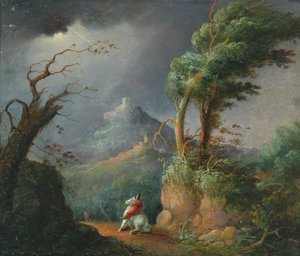 Een onweersbui door William Hilton