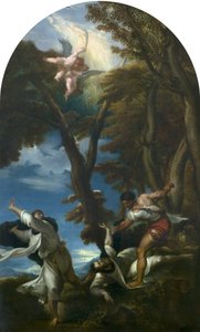 De Dood van St. Peter de Martelaar, naar Titian door William Hilton