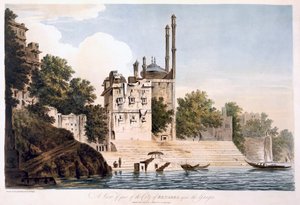 Benares aan de Ganges, 1787