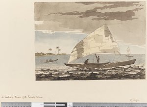 Pagina 21 Een visserskano van de Vriendelijke Eilanden door William Hodges