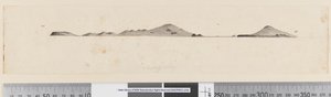 Pagina 25b/c Profiel van een niet-geïdentificeerd eiland