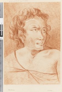Pagina 32b Nieuw-Zeeland Portret van een Maori (1768-75) door William Hodges