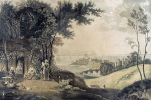 De gevolgen van vrede, een idyllische scène door William Hodges