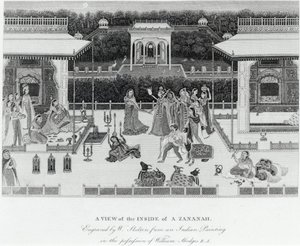 Uitzicht op de binnenkant van een Zananah, gegraveerd door William Skelton door William Hodges