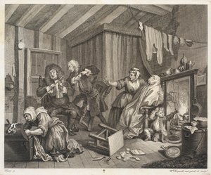Het leven van een hoer door William Hogarth