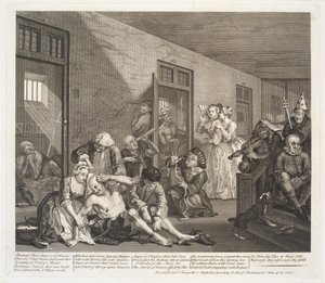 Een losbandig leven door William Hogarth