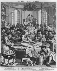 Autopsie of De Beloning van Wreedheid, uit De Vier Stadia van Wreedheid, 1751