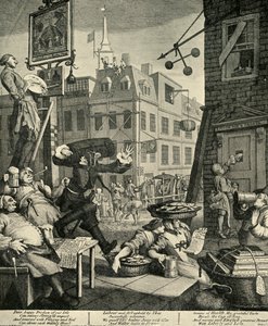 Beer Street, 1751, 1925 door William Hogarth