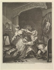 Voor, 15 december 1736 door William Hogarth