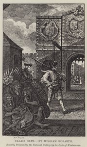 Calais Poort door William Hogarth