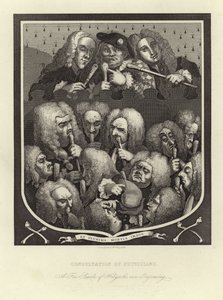 Consultatie van Artsen door William Hogarth