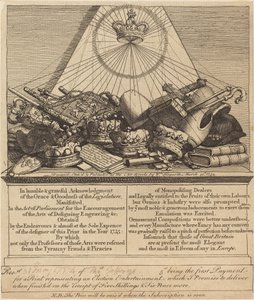 Kronen, Mijters, Knotsen, Etc. door William Hogarth