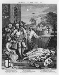 Wreedheid in Perfectie, uit De Vier Stadia van Wreedheid door William Hogarth