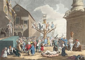 Emblematicale prent van de Zuidzee, illustratie uit 