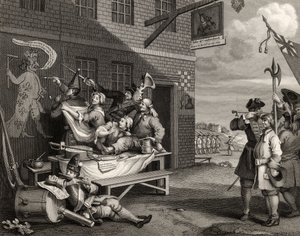 Engeland, gegraveerd door Thomas Phillibrown, uit 
