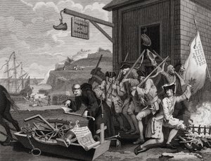 Frankrijk, gegraveerd door C. Armstrong, uit 