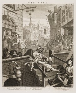 Gin Lane door William Hogarth