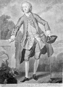Gustavus Hamilton, gegraveerd door Andrew Miller