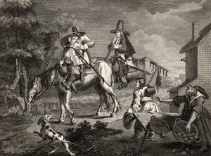 Hudibras trekt ten strijde, uit 