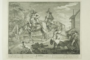 Hudibras Sallying Forth, plaat twee van Hudibras