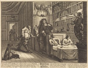 Hudibras en de Advocaat door William Hogarth