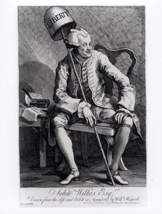 John Wilkes (1727-97) door William Hogarth