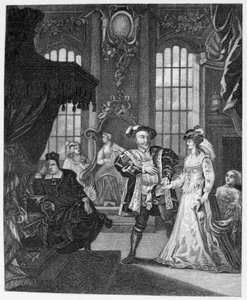 Koning Hendrik VIII en Anna Boleyn