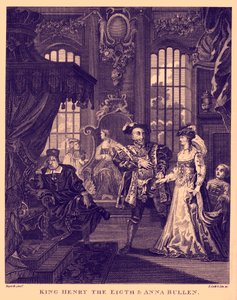 Koning Hendrik VIII en Anne Boleyn