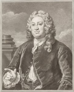 Martin Folkes door William Hogarth