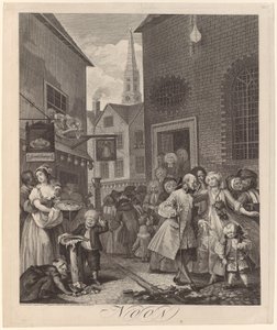middag door William Hogarth