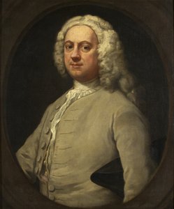 Portret van Edwin Sandys door William Hogarth