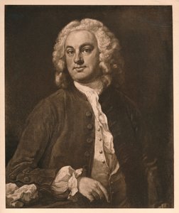 Portret van een man door William Hogarth