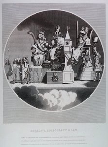 Koningschap, Episcopaat en Wet door William Hogarth